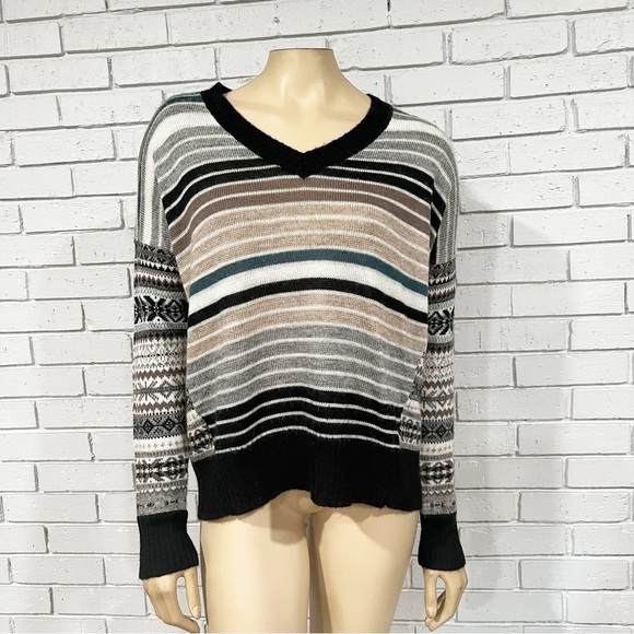 Design History Women’s Striped Wool Blend Sweater - Picture 1 of 11